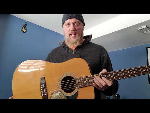 Chateau Acoustic Guitar w/ Vinyl Record Pickguard!