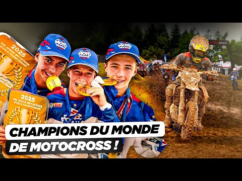 Ces français sont CHAMPIONS DU MONDE juniors de MOTOCROSS !