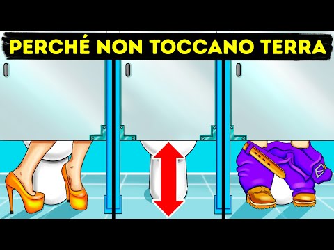 Perché le Porte dei Bagni Pubblici Non Arrivano a Terra