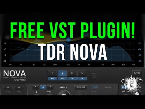 Free VST Plugin: TDR Nova by Tokyo Dawn, Dynamic Equalizer