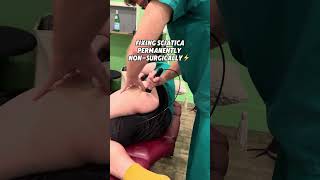 SHOCKING Sciatica Relief! Treating Sciatic Nerve Adhesion with Shockwave