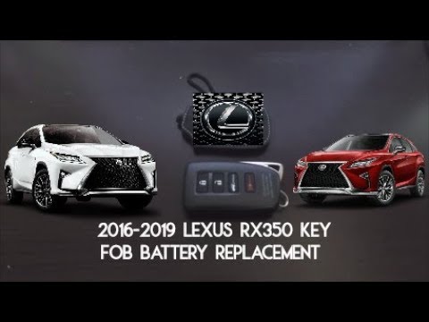 How to Change Battery for Lexus RX350 Key FOB Remote 2016 to 2019