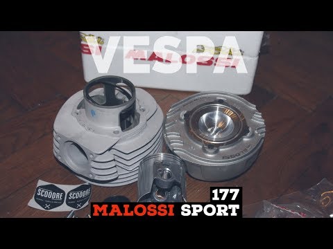 vespa MALOSSI SPORT 177 unboxing / FMPguides