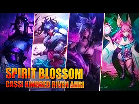 SPIRIT BLOSSOM AHRI (LEGENDARY) , KINDRED, CASSIOPEIA, RIVEN, YONE Leaked Skins - League of Legends