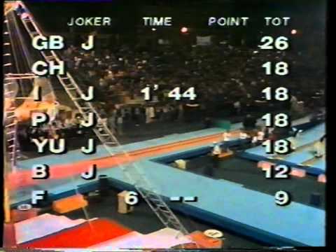 Jeux San Frontieres 1982 Italian Heat 1 BBC COMMENTARY PART 2/3