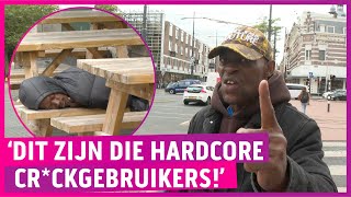 Rotterdamse influencer bestrijdt cr*ckjunks: ‘Ik breek je botten!’