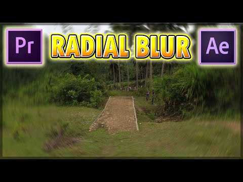 Radial Blur Motion Blur Tutorial in Adobe Premiere Pro with After Effects #RadialBlurTutorial