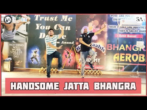 Bhangra Steps | Handsome Jatta | Easy Bhangra Steps | Sam & Jaspreet | Easy to learn Bhangra steps