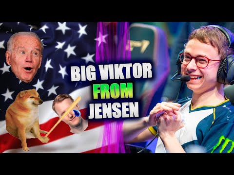BIG VIKTOR FROM JENSEN STOMPS ZVEN ON MID. NA Challenger Replay.