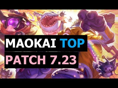 SKT T1 WoIf Play Maokai Top Patch 7.23 Korean Pro Replays