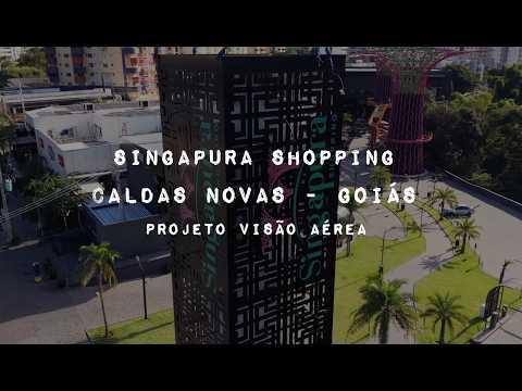 CALDAS NOVAS GOIÁS, PROJETO VISÃO AÉREA - SINGAPURA SHOPPING.