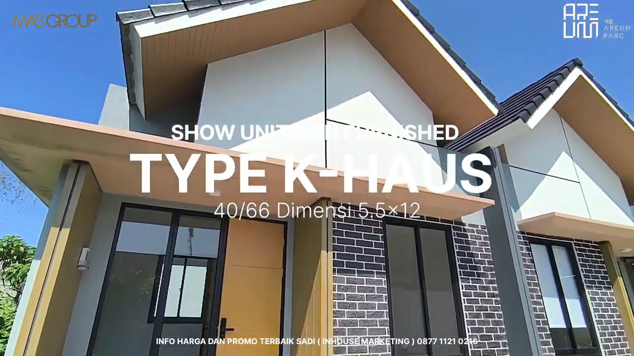 Single-Story House in Bogor, Korean Concept, Lush and Flood-Free