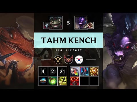 Tahm Kench Support vs Alistar - KR Grandmaster Patch 25.18