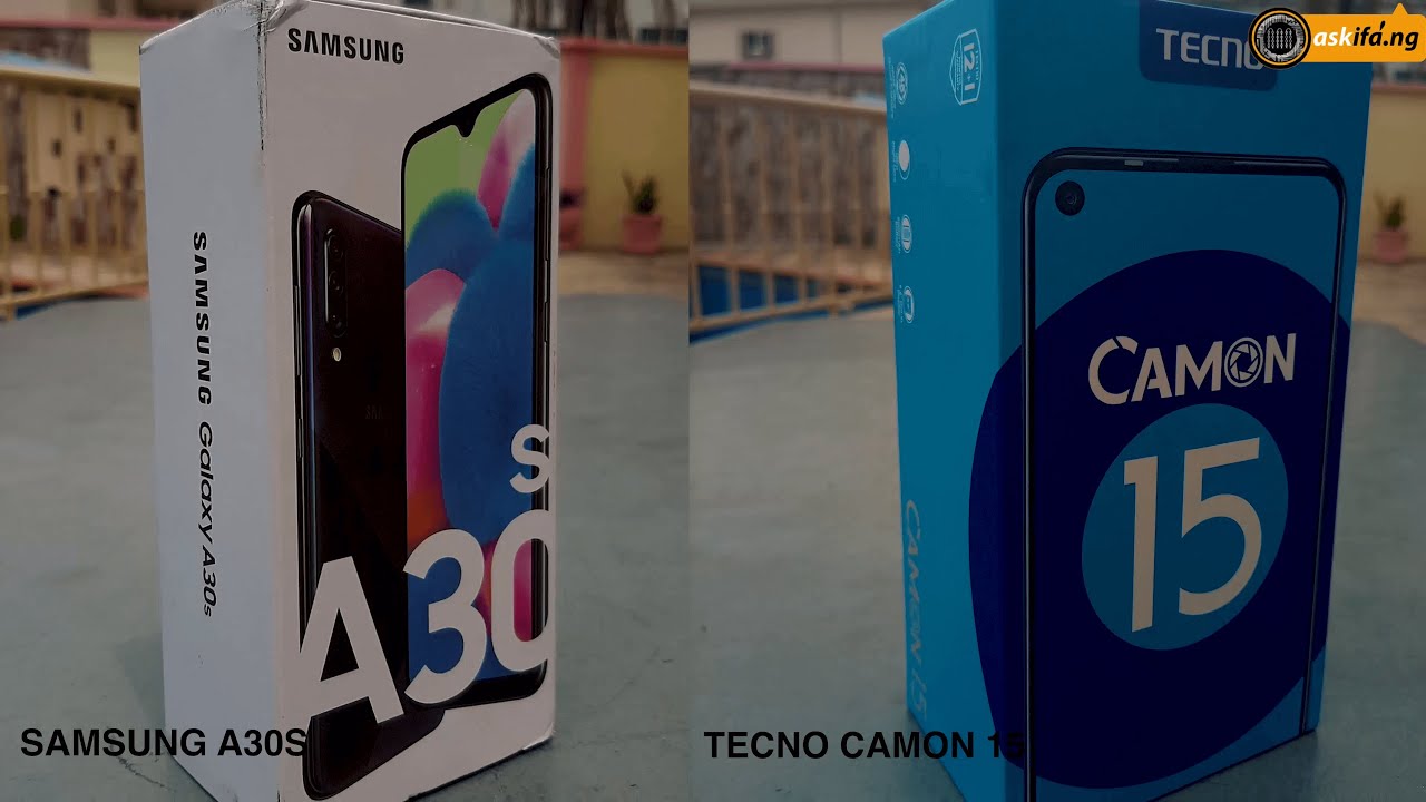 TECNO Camon 15 Vs Samsung A30s Which Should You Buy? - Speed Test and Camera Comparison
