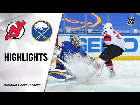 Devils @ Sabres 1/31/21 | NHL Highlights