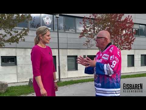 Pinktober bei den Eisbären Regensburg. Prof. Dr. Sylvia Pemmerl über Sinn, Wirkung und Spendenziel