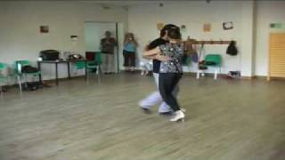 Gustavo Rosas y Gisela Natoli.Tango Argentino.Clases en Festival de Francia.