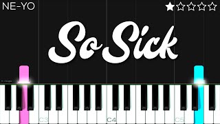 Ne-Yo - So Sick | EASY Piano Tutorial