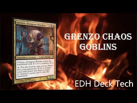 Grenzo, Dungeon Warden - CHAOS Goblins - EDH Deck Tech - 58 Creatures!?!?