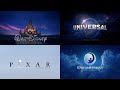 Combo Logos Walt Disney Pictures Universal Pictures DreamWorks Pictures Pixar Animation Studios