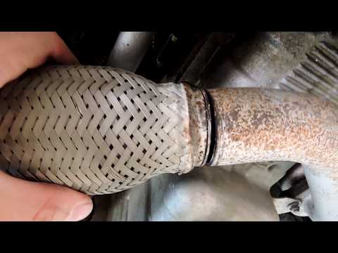 How to replace exhaust flex pipe.