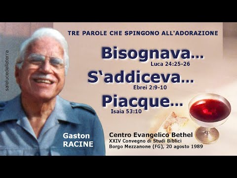Tre parole che spingono all'adorazione - Gaston Racine
