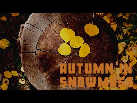 Autumn in Snowmass Village, CO with drone footage