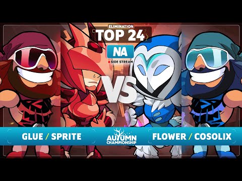 Glue & Sprite vs Flower & Cosolix - Elimination Top 24 - Autumn Championship 2023 - NA 2v2