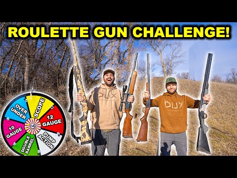 ROULETTE Hunting CHALLENGE at the LEASE!!! (Catch Clean Cook)