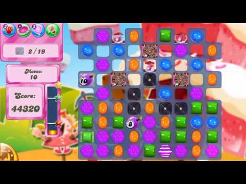 Candy Crush saga Level 1646 Finishes before the last move. No boost