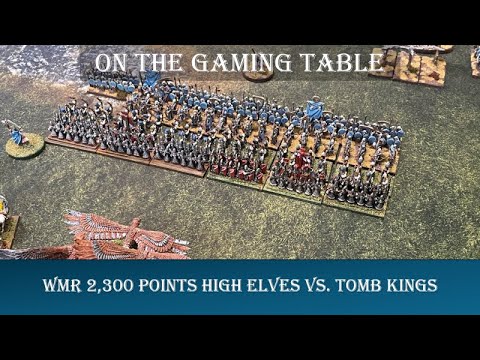 Warmaster 2,300 pts HE vs TK - On The Gaming Table