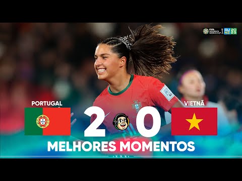 PORTUGAL 2 X 0 VIETNÃ | COPA DO MUNDO FEMININA FIFA™️ 2023