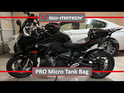 BMW R1250RS SW-MOTECH Pro Micro Tank Bag Install