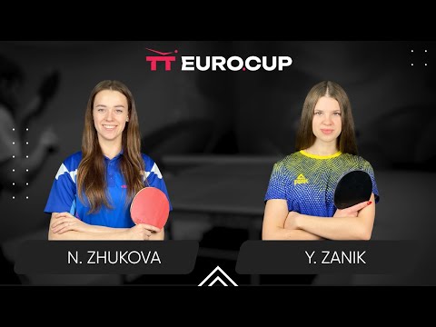 16:45 Nadiia Zhukova - Yulianna Zanik 05.05.2024 TT Euro.Cup Women Ukraine Master. TABLE 3