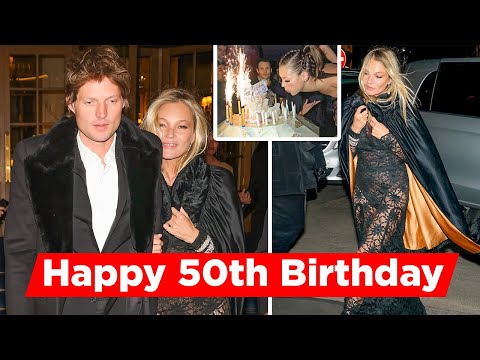 Kate Moss Celebrates Her 50th Birthday Lavish Party