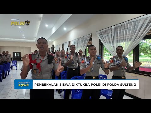 KAPOLDA SULTENG BEKALI 72 SISWA DIKTUKBA POLRI JELANG PELANTIKAN