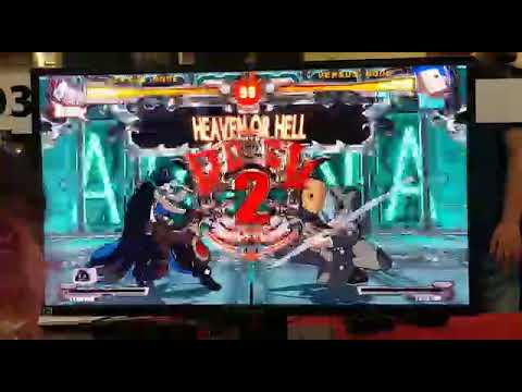 Guilty Gear Xrd Rev 2 - Haseo(Raven) vs Elvenshadow (Faust)  - EVO 2019 - Pools Losers