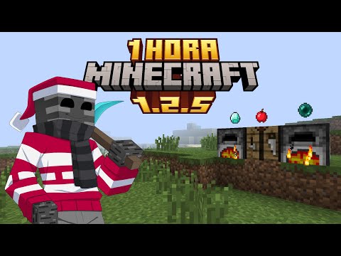 1 hora de gameplay de Minecraft 1.2.5
