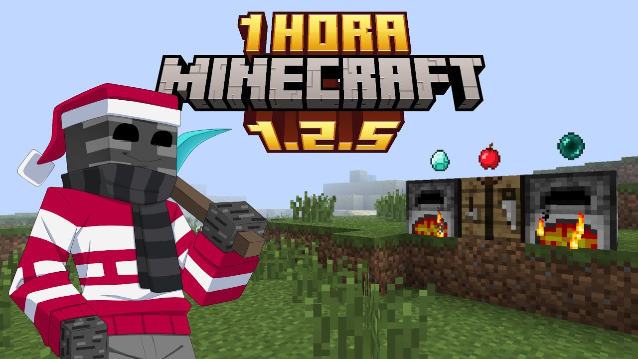 1 hora de gameplay de Minecraft 1.2.5