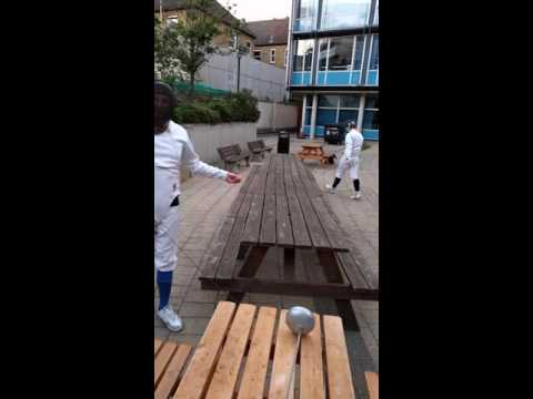 Epée Jousting - Tom v Tom