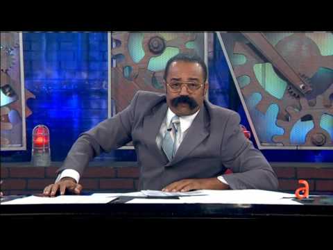 El presentador Serrano se cuela en los estudios de TN3