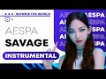 aespa - Savage | Instrumental