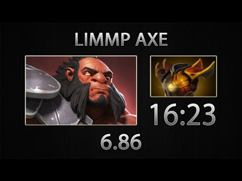 Dota 2 Axe Fast Farm - Limmp - Crimson Guard - 16:23 [6.86]
