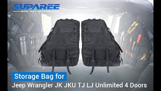 Storage Solutions For Your Jeep Wrangler JL & JK & Other 4 Door Jeeps!