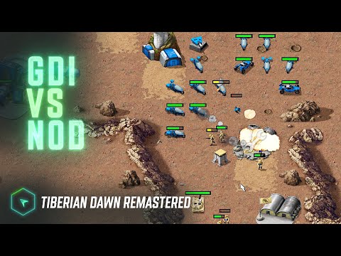 GDI vs Nod in 3 Matches - Tiberian Dawn Remastered