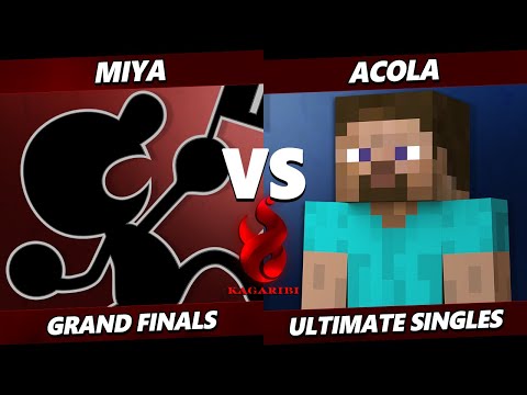 Kagaribi 11 GRAND FINALS - Acola (Steve) Vs. Miya (Game & Watch) Smash Ultimate - SSBU
