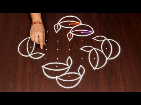 Navratri Rangoli Border Design