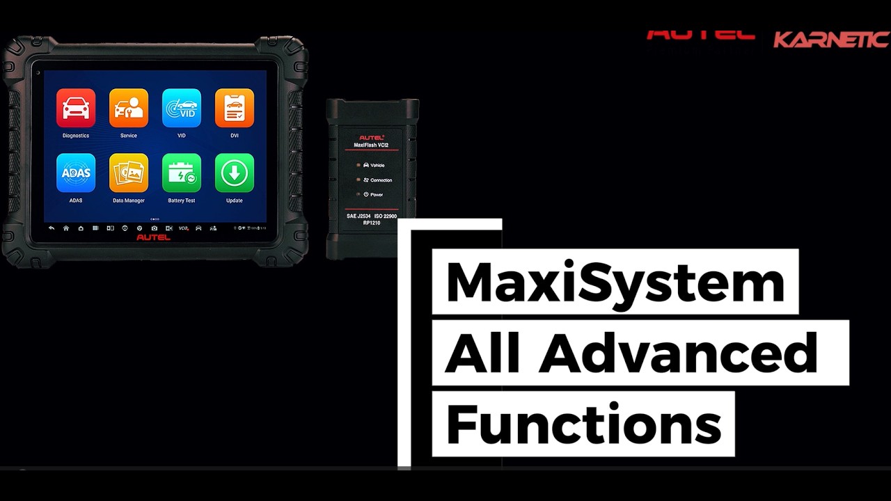 Autel MaxiSys | All Advanced Functions - Autel UK
