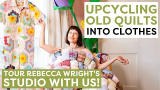 I Upcycle Old Quilts Into Clothing with Rebecca Wright of Psychic Outlaw | Creative Genius