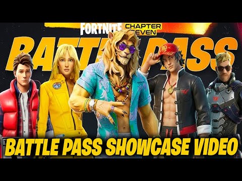 FORTNITE CHAPTER 7 BATTLE PASS ALL SKINS SHOWCASE (FULL REVEAL!)